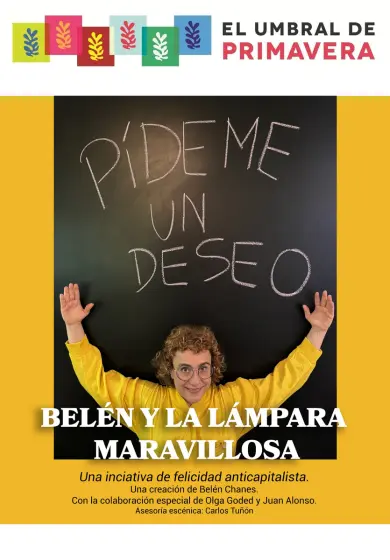 Cartel de Belén y la lámpara maravillosa