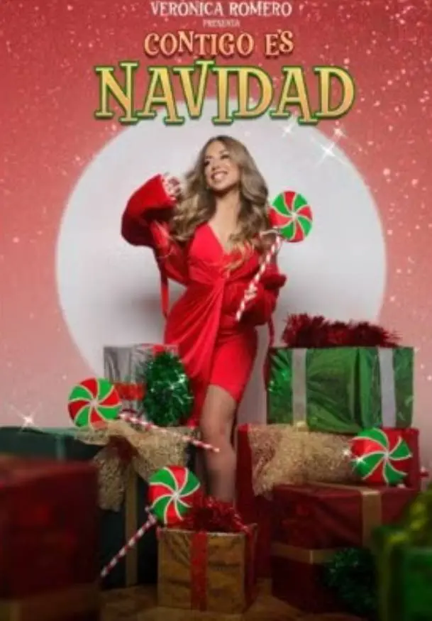 Cartel de Contigo es Navidad