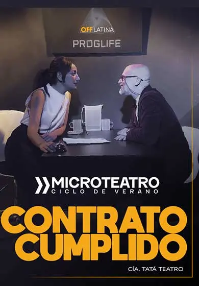 Cartel de Contrato cumplido