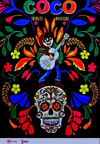 Cartel de La Barbarie Teatro Musical: Coco, el musical