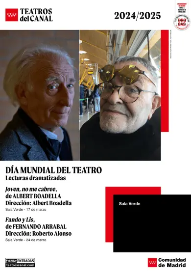 Cartel de Lecturas dramatizadas: Albert Boadella - Joven, no me cabree