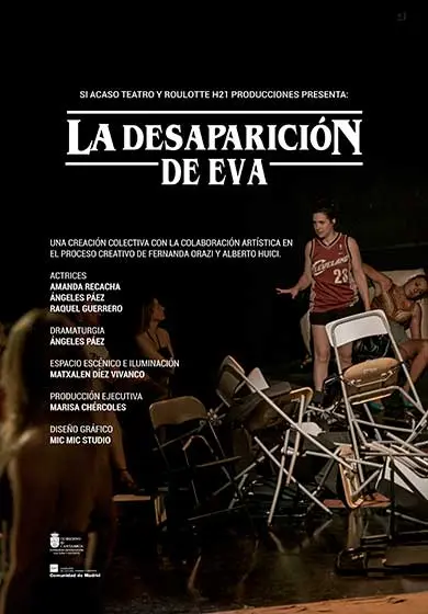 Cartel de La desaparición de Eva