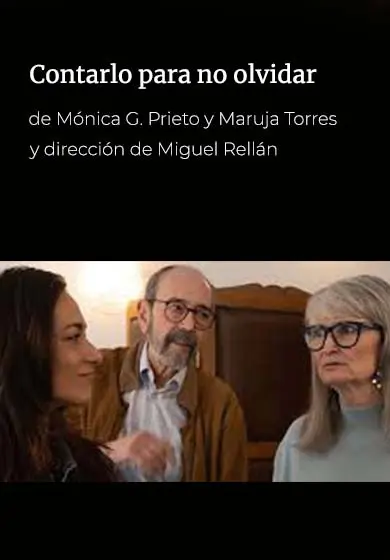 Cartel de Contarlo para no olvidar