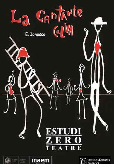 Cartel de Estudi Zero Teatre: La cantante calva