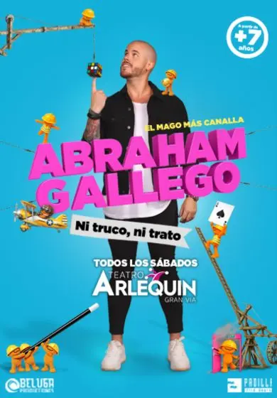 Cartel de Ni truco ni trato: Abraham Gallego