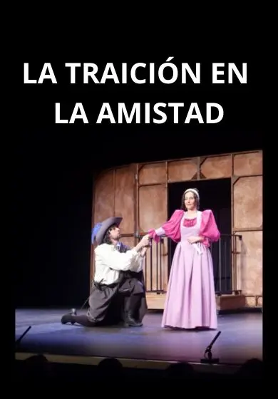 Cartel de La traición en la amistad