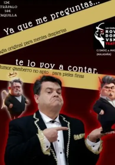 Cartel de Ya que me preguntas... te lo voy a contar