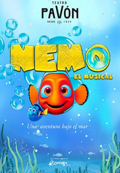 Cartel de Nemo, el musical