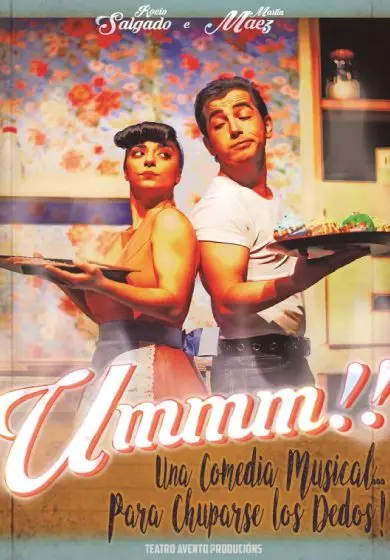 Cartel de Ummm!! Una comedia musical para chuparse los dedos