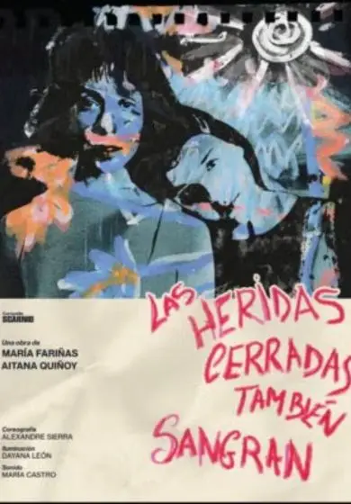 Cartel de Las heridas cerradas también sangran