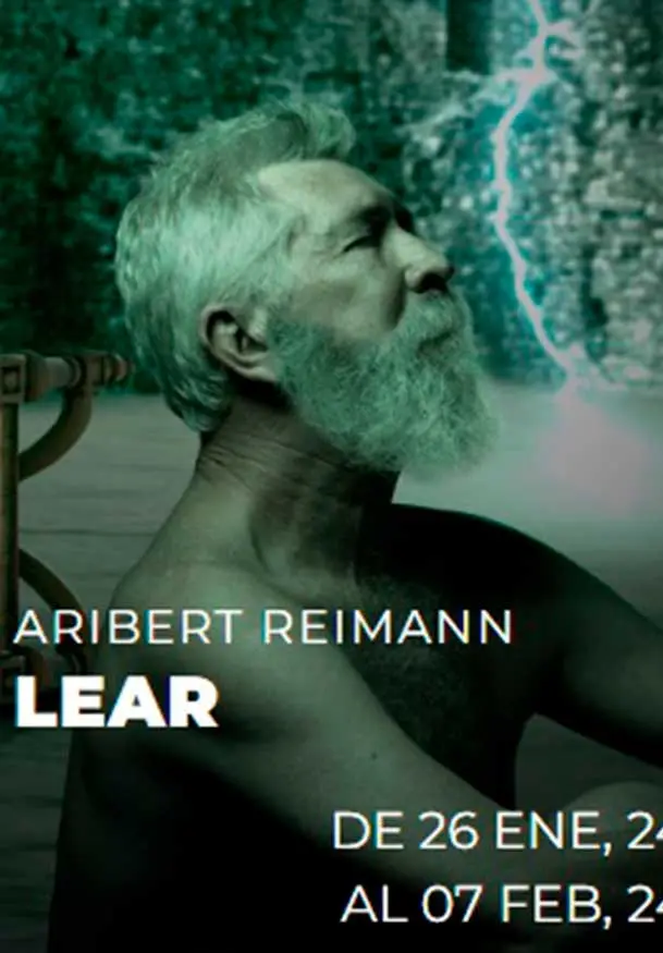 Cartel de Aribert Reimann: Lear