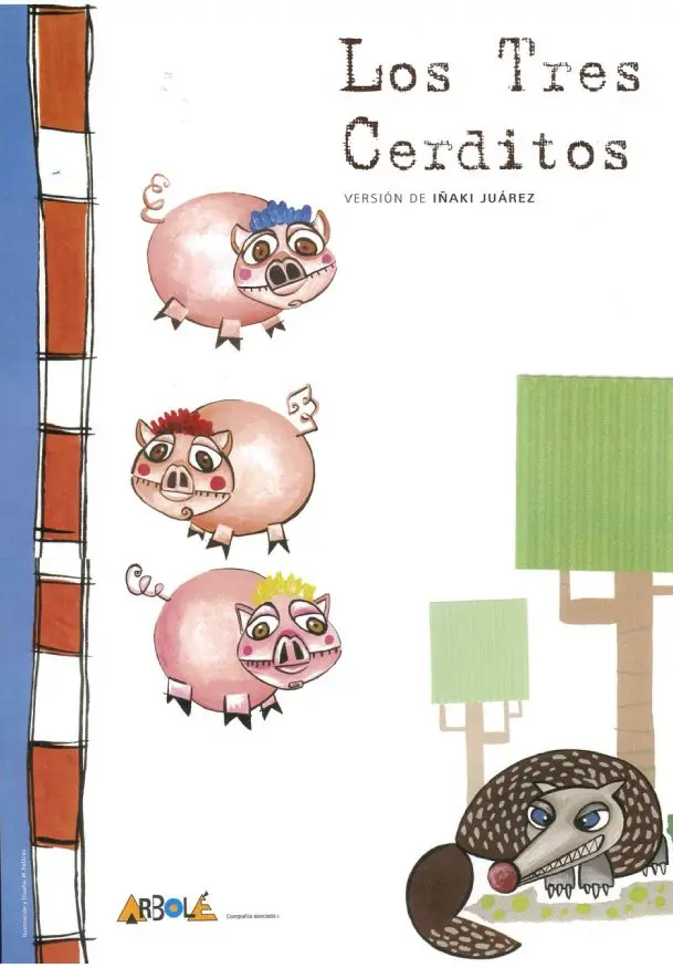 Cartel de Teatro Arbolé: Los tres cerditos