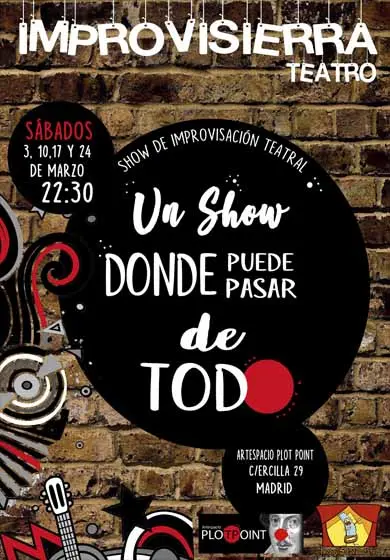 Cartel de El show de Improvisierra