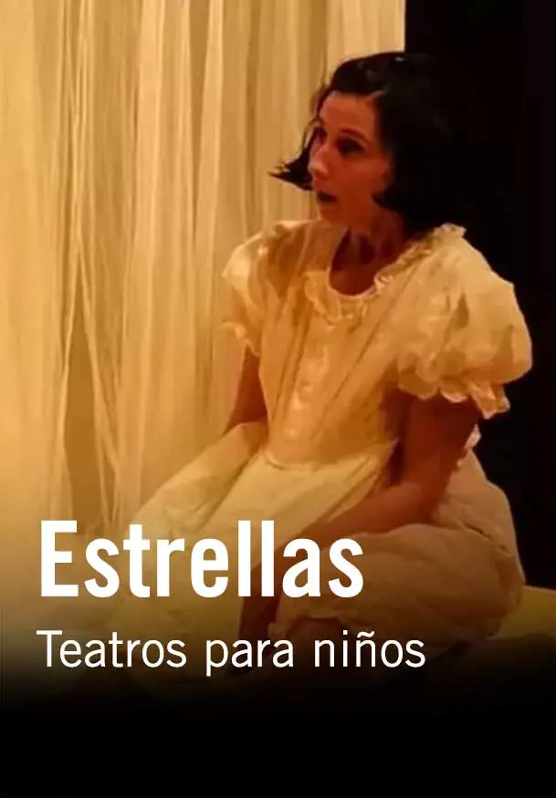 Cartel de Teatro para niños. Estrellas