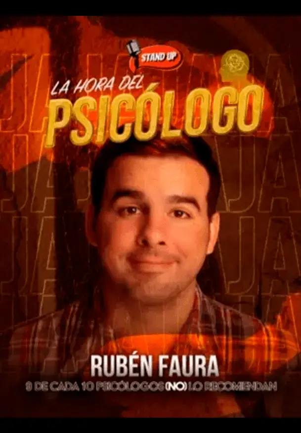 Cartel de Rubén Faura: La hora del psicólogo