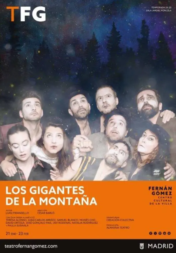 Cartel de Los gigantes de la montaña