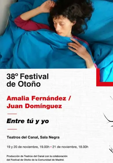 Cartel de AMALIA FERNÁNDEZ/JUAN DOMÍNGUEZ: Entre tú y yo