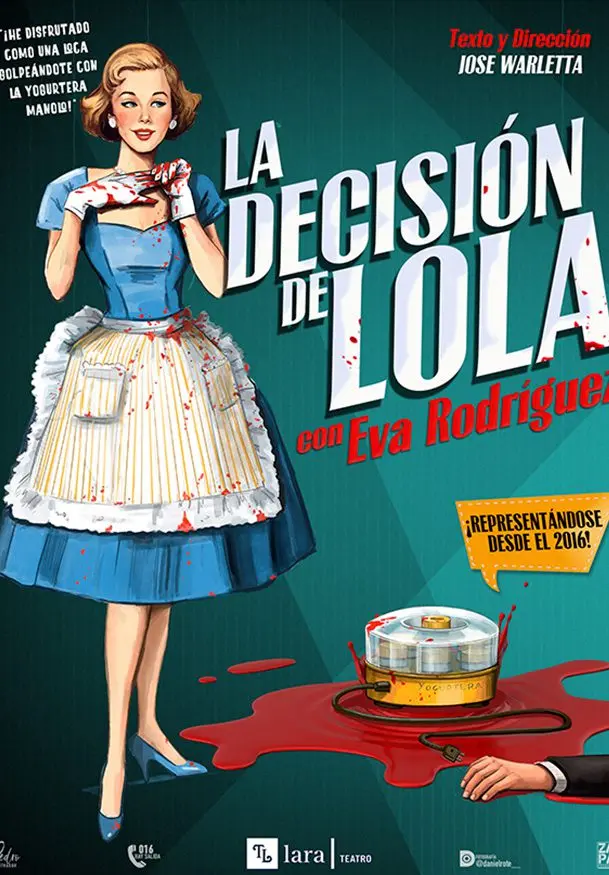 Cartel de La decisión de Lola