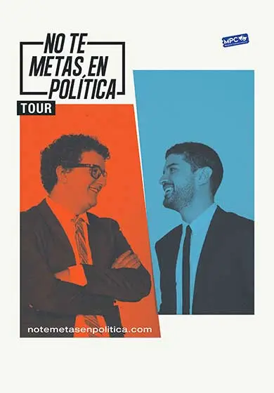 Cartel de No te metas en política