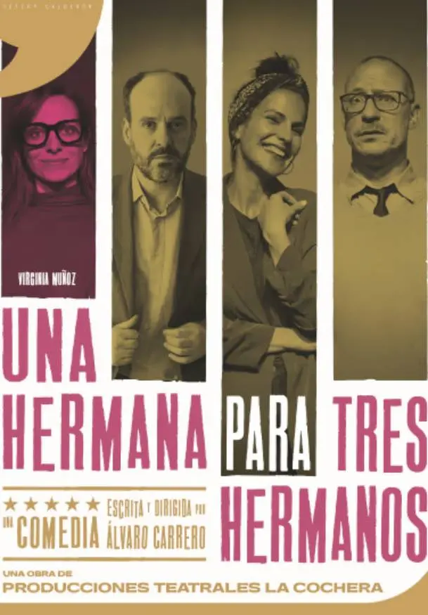 Cartel de Una hermana para tres hermanos