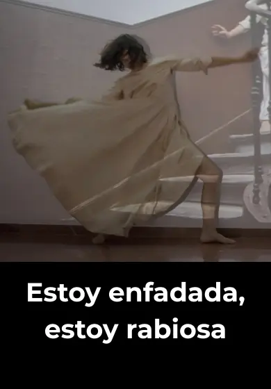 Cartel de Estoy enfadada, estoy rabiosa
