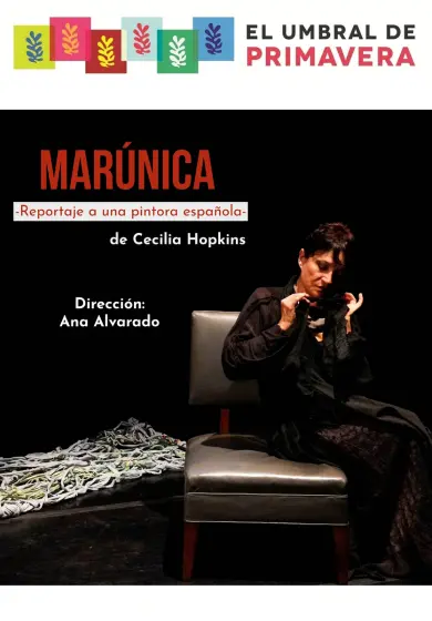 Cartel de Marúnica - Reportaje a una pintora española