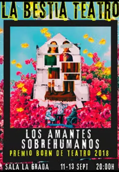 Cartel de Los amantes sobrehumanos