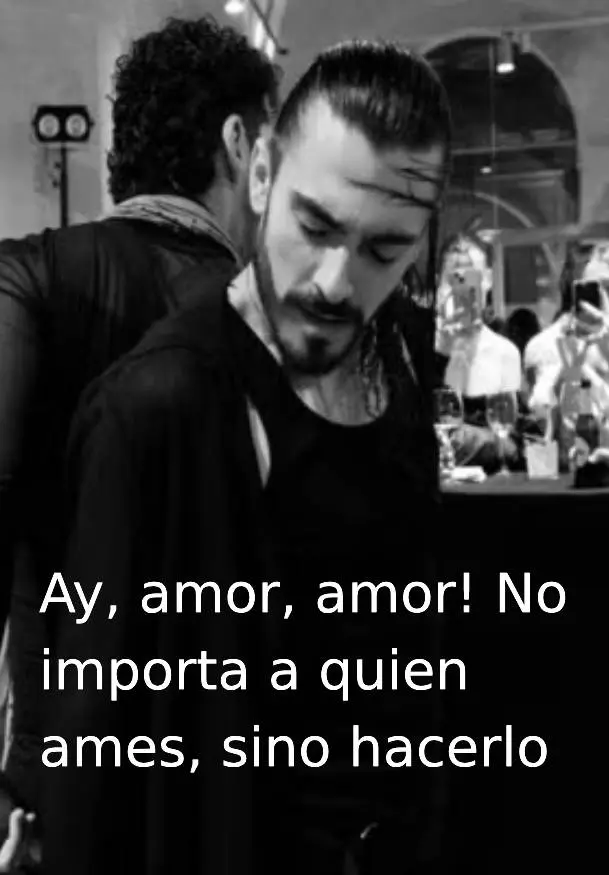Cartel de Ay, amor, amor! No importa a quien ames, sino hacerlo
