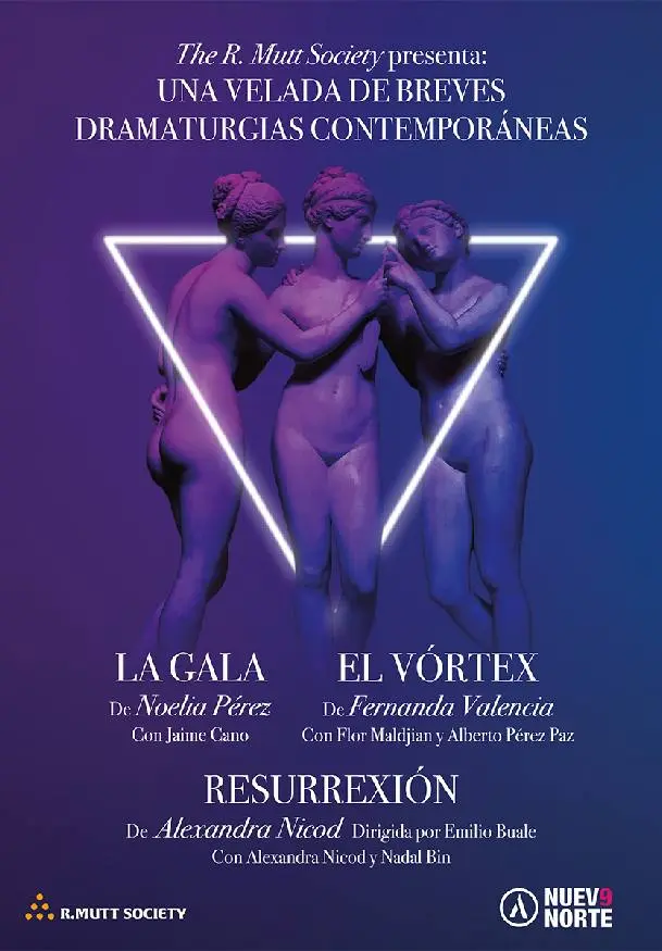 Cartel de Velada de Breves Dramaturgias Contemporáneas
