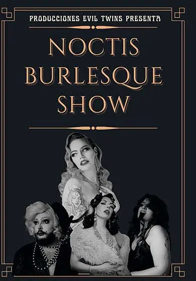Cartel de Noctis burlesque show