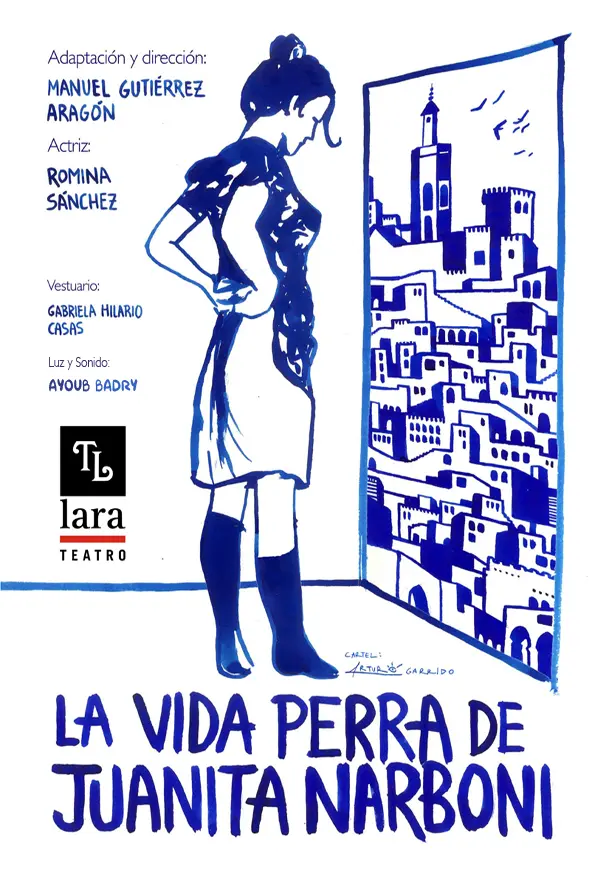 Cartel de La vida perra de Juanita Narboni