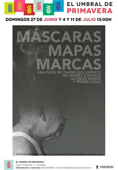 Cartel de Máscaras/Mapas/Marcas