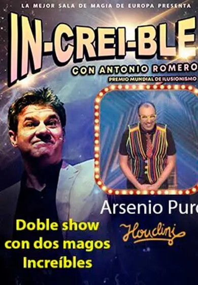 Cartel de Antonio Romero: Increíble