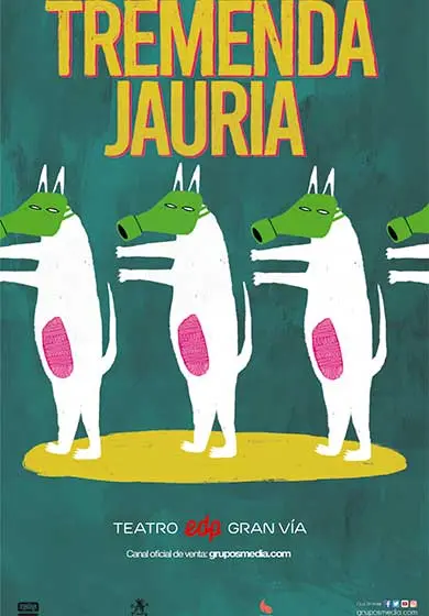 Cartel de Tremenda jauría: IV