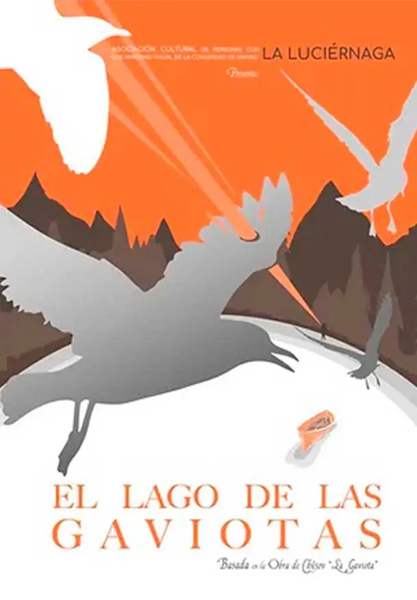 Cartel de El Lago de las Gaviotas