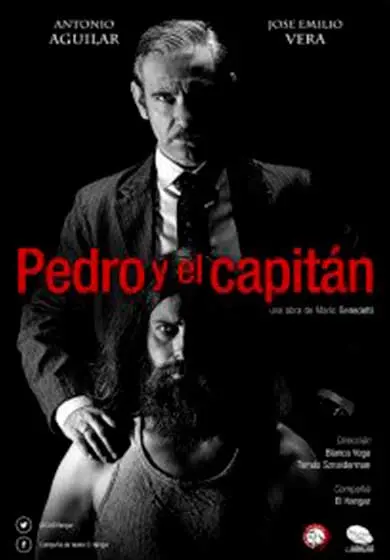 Cartel de Blanca Vega: Pedro y el capitán