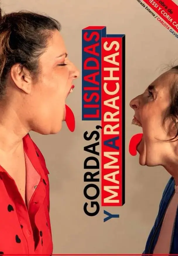 Cartel de Gordas, lisiadas y mamarrachas