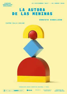 Cartel de La autora de Las meninas