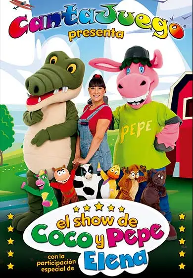 Cartel de Cantajuego: El show de Coco y Pepe