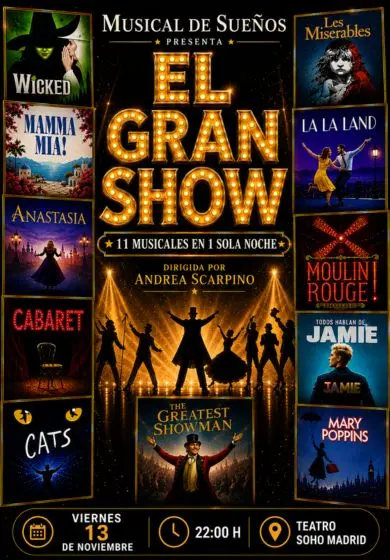 Cartel de El Gran Show - Musical de Sueños