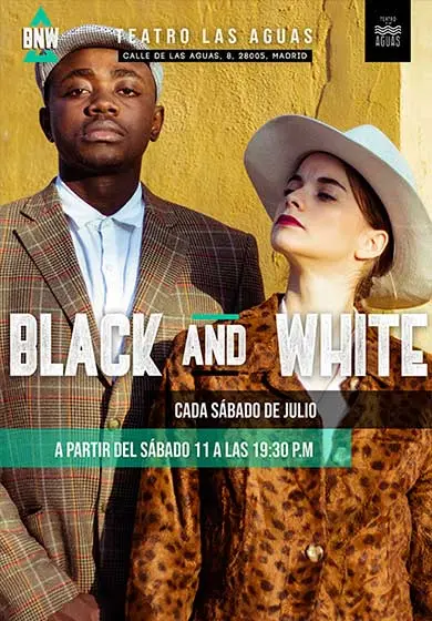 Cartel de Black and White