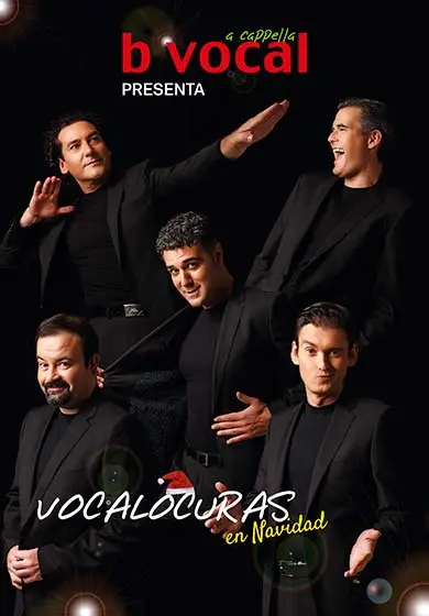 Cartel de Vocalocuras de navidad