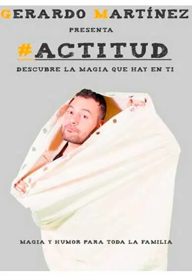 Cartel de Magia y humor con Gerardo Martínez