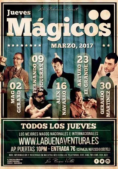 Cartel de Jueves Mágicos