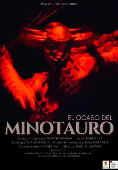 Cartel de El ocaso del Minotauro