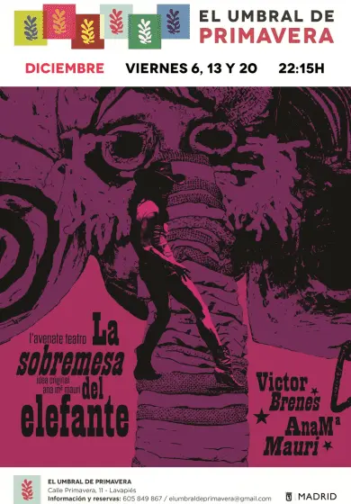 Cartel de La sobremesa del elefante