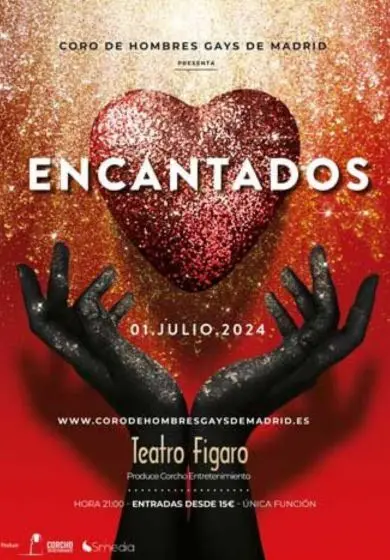 Cartel de Encantados - Coro de Hombres Gays de Madrid