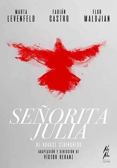 Cartel de Víctor Heranz: La Señorita Julia