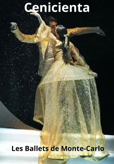 Cartel de Cenicienta - Les Ballets de Monte-Carlo