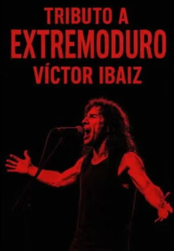 Cartel de Tributo a Extremoduro. Víctor Ibaiz